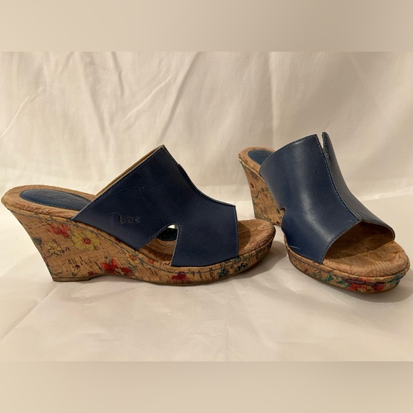 BOC Blue Cork Wedges - Picture 2 of 6